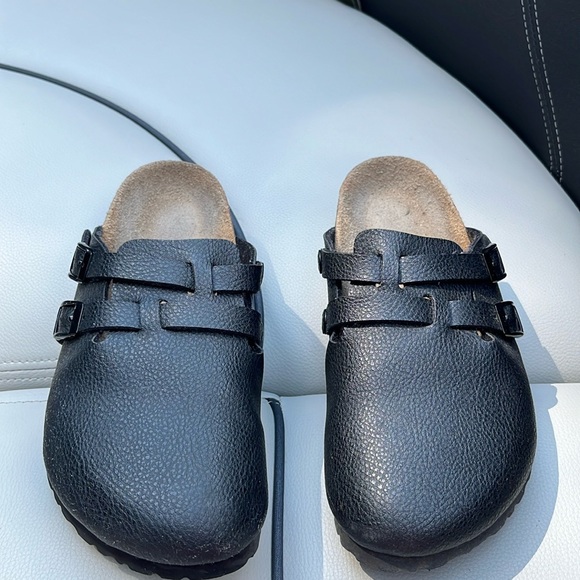 Birkenstock “Birki’s” Camden Mule Clog Black,Sz.37, ladies 6,2 straps w buckles - Picture 1 of 7